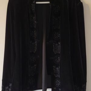 Harve benard blacket velvet jacket